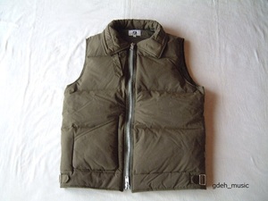 GOODENOUGH 15 DOWN VEST オリーブ ドラブM(グッドイナフ)