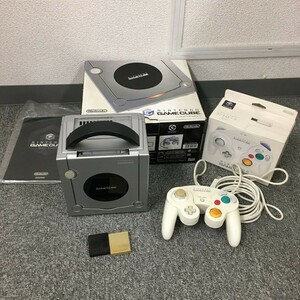 T301-H30-344 GAME CUBE ニンテンドーゲームキューブ DOL-001 本体 コントローラー 箱 取扱説明書有 本体のみ通電確認済み