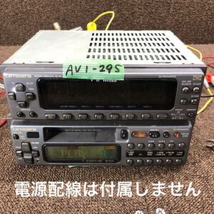 AV1-295 激安 カーステレオ Carrozzeria Pioneer EQ-30 KEH-P60 グライコ カセットデッキ 2点セット 本体のみ 簡易動作確認済み 中古現状品