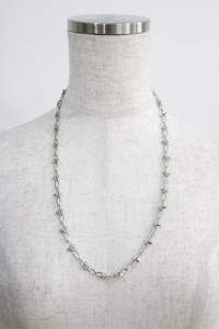 MILKBOY / SMALL STUDS NECKLACE シルバー H-24-09-04-060-MB-AC-KB-ZH