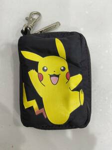 【LESPORTSAC レスポートサック】 ポケットモンスターミニポーチ 小物入れ ブラック ナイロン 2409oki k