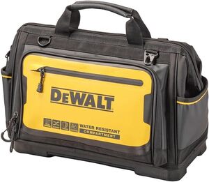 未使用 DEWALTワイドオープン型バッグ 撥水 撥塵 耐久性 収納ケース ツールバッグ 収納BOX 工具箱 道具袋 鞄 DIY ストレージ DWST60103-1