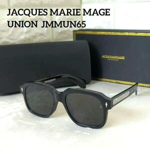 1円～ JACQUES MARIE MAGE ジャックマリーマージュ UNION JMMUN65 サングラス アイウェア ブラック ケース付き 眼鏡