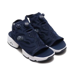 送料無料 23cm●Reebok INSTAPUMP FURY SANDAL リーボック インスタ ポンプフューリー サンダル 紺 白 90s ビーチ ハイテク DV9698