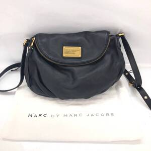 □MARC BY MARC JACOBS ショルダーバッグ 黒 マークバイマークジェイコブス M3PE085-80001 クロスボディ レザー 複数落札同梱OK B240614-7