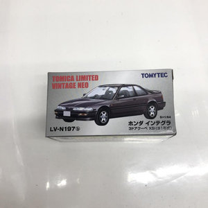 【中古】②1/64 トミーテック TLV-N197b ホンダ インテグラ 3ドアクーペ XSi (黒)　開封品 [249008210751]