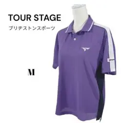 TOUR STAGE メンズ　ポロシャツ 【M】 バイオレット系