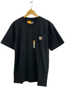 Carhartt (カーハート) Loose Fit S/S POCKET T-SHIRT ルーズ フィット ヘビーウェイト ポケットTシャツ K87-M 半袖 S ブラック メンズ/004