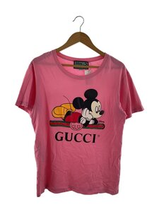 GUCCI◆Tシャツ/S/コットン/PNK