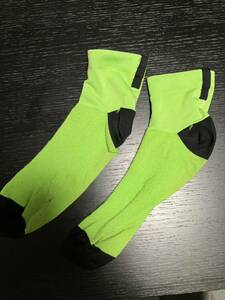 RAPHA ラファ　サイクル　ソックス　緑　中古品