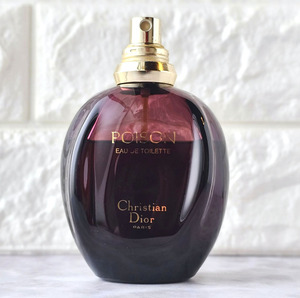 ★100ml★Christian Dior クリスチャン ディオール/POISON プワゾン★EDT・蓋無しUSED★