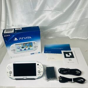 ★1円〜 ジャンク 動作未確認 SONY PS Vita PCH-2000 ZA14 ライトブルー ホワイト Wi-Fiモデル 本体 Play Station Light Blue White 