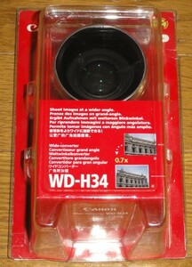 入手困難 新品 Canon キヤノン 0.7x 純正ワイコン WD-H34