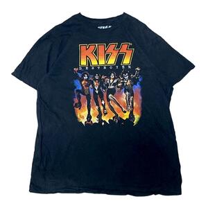 KISS ハードロック バンド半袖Tシャツ DESTROYER s99 XL相当