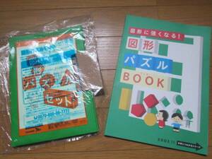 2003年物　未使用美品◆チャレンジ小学6年生付録 『 　図形パズル セット　 』