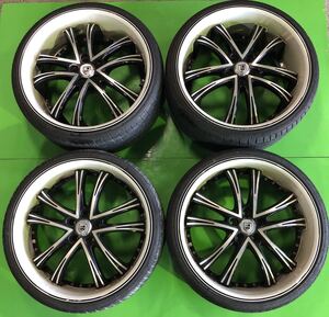 セール 1円~ NA405 レクサーニ LEXANI WHEELS レクサーニ ホイール 22×9J +16 22×11J +21 PCD 120 5穴 タイヤ 245/30R22 295/25R22 ４本