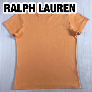 RALPH LAUREN ラルフローレン 半袖Tシャツ L オレンジ 無地