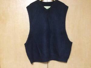 22AW BEAMS SSZ MOHAIR VEST NAVY サイズL BROCHURE