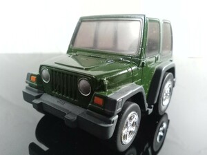 チョロQ JEEP WRANGLER スタンダードエンジン 2007　TOMY/TAKARA/No.51/CHORO-Q/ブリティッシュグリーン/ルース/プルバックカー/タカラ