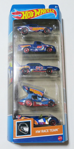 ☆ホットウィール 5PACK　HW　RACE　TEAM　レースチーム　5台パック