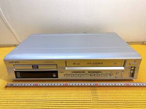 貴重　HITACHI　日立　ビデオ一体型DVDプレーヤー　DV-PF2　DVD　VHS　Hi-Fi STEREO　長期保管品　現状品