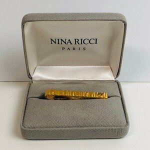 ICH【中古品】 NINA RICCI ニナリッチ ネクタイピン Nロゴ ゴールド 中古 〈106-240425-aa12-ICH〉