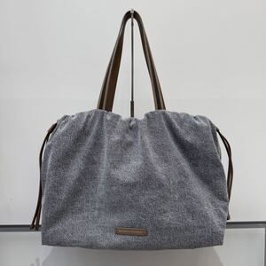 ブルネロクチネリ◆デニム◆トートバッグ◆グレー◆Brunello Cucinelli ハンドバッグ トート バッグ レディース