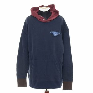 ◆501888 glamb グラム ◇スウェットパーカー Dale hoodie デールフーディ GB0319/CS02 サイズ2 定価20,900円 メンズ ネイビー