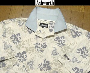 XL(US)XL(JP位)【セール！送料無料】超希少 アシュワースAshworth Golf USA定モデル1点物 総柄 ゴルフマン ポロシャツ 日本未発売O位