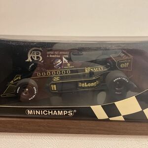 未開封　未使用　ミニチャンプス　1/18 ロータスルノー　98T ジョニーダンフリーズ　1986