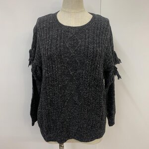 studio CLIP 表記無し スタディオクリップ ニット、セーター 長袖 クルーネック フリンジ Knit Sweater 10041456