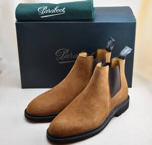 SALE!! パラブーツ paraboot 　シャンフォール　CHAMFORT　VEL WHISKY 金茶スエード　231337-5　23.5-24cm相当　 未使用品　 フランス製