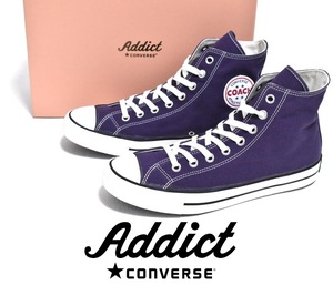 【送料無料】新品 CONVERSE ADDICT コーチ キャンバス HI 27cm パープル コンバース アディクト COACH