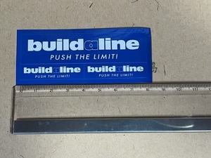 ＊build a line　ステッカー　ブルー　GOODRIDGE　未使用品＊