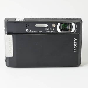 〇0760_17 【動確済み・美品】ソニー SONY Cyber-shot DSC-T100 810万画素 1/2.5型CCD 光学5倍 オールドコンデジ デジカメ