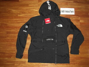 【未使用】16ss Supreme The North Face Steep Tech Hooded Jacket シュプリーム ノースフェイス small Black Sサイズ 黒