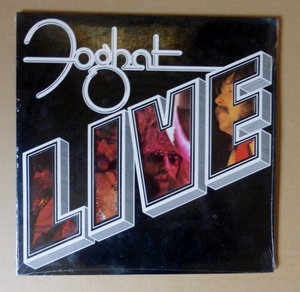 FOGHAT「LIVE」米ORIG[BEARSVILLE 両面RL刻印]シュリンク美品