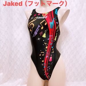 P21 Jaked （フットマーク）競泳水着　ハイレグ ワンピース　競泳　スイムウエア　整理品　女子 匿名配送　