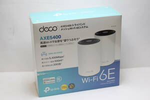 新品・未開封　TP-Link AXE5400規格　Wi-Fi6Eシステム　Deco XE75×2台セット　80サイズ　高知県高知市　直接引取歓迎
