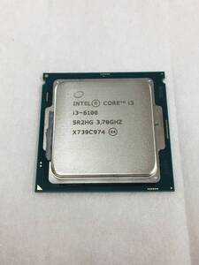 B3198)Intel Core i3-6100 SR2HG 3.70GHz Socket1151 中古動作品