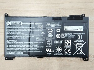 【送料無料】純正 HP ProBook 470 G4 G5 430 G4 G5 450 G4 G5 455 G4 G5等用 中古 バッテリー RR03XL 11.4V 48Wh 3930mAh HPバッテリー_3