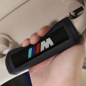 2個セット BMW M Performance Mパフォーマンス Mスポーツ スキニー アシストグリップカバー ルーフハンドルカバー 黒 ブラック sp