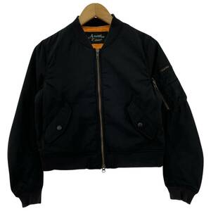 Abercrombie&Fitch アバークロンビーアンドフィッチ フーデッド 中綿 ジャケット sizeS/ネイビー