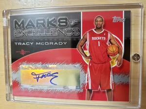 SP サイン 2004 -05 Topps Marks of Excellence TRACY MCGRADY Auto / トレイシー マグレディ Autograph Houston Rockets NBA ADIDAS T-Mac