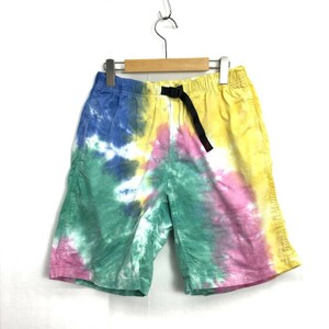 KZ8211★GRAMICCI USA : TIE DYE G-SHORTS ★M★マルチカラー グラミチ タイダイ Gショーツ ショートパンツ