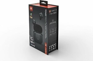 JBL TOUR PRO+ TWS 完全ワイヤレスイヤホン ノイズキャンセリング/IPX5/Bluetooth/ワイヤレス充電対応/ブラック/JBLTOURPROPTWSBLK 保証有