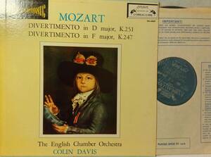 ♪ 英LONDON(DECCA) / SOL60029 D/G BB ♪ Mozart Davis モーツァルト デイヴィス