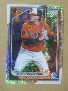 2024 BOWMAN MEGA BOX MOJO REFRACTOR ADLEY RUTSCHMAN