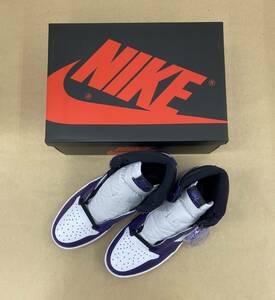 ★R489 / 未使用 NIKE AIR JORDAN 1 RETRO HIGH OG Court Purple White / Black サイズ27.5cm 型番555088-500 ★