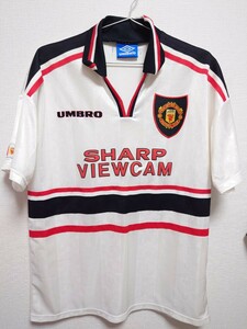 正規品　UMBRO　1997〜1999 マンチェスターユナイテッド　Manchester　United　AWAY　菅田将暉　着用 ベッカム スコールズ